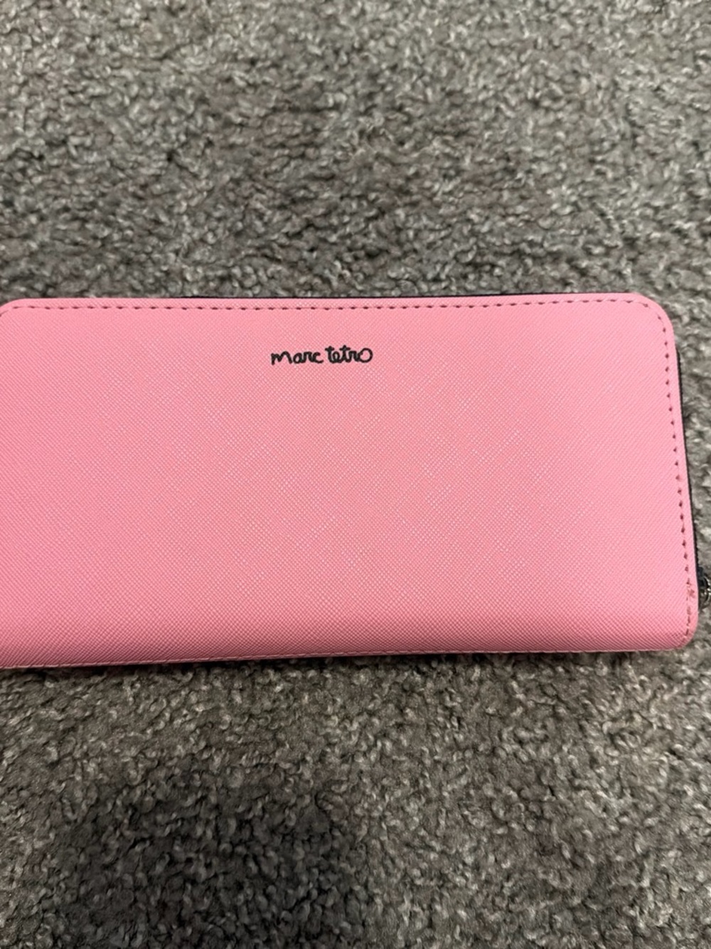 Marc Tetro Pink Dog Print Zip Wallet - Picture 2 of 3